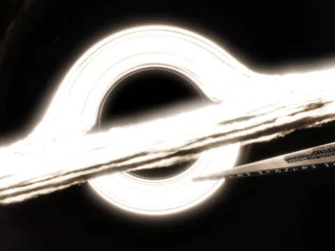 Super Black Hole 3D Model