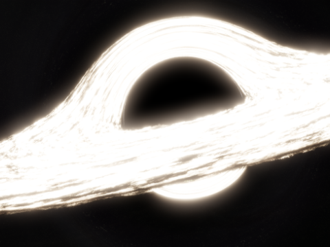 Super Black Hole 3D Model