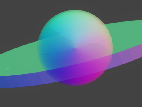 Super Black Hole 3D Model