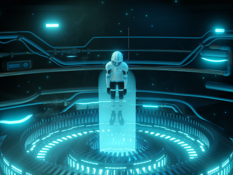 Pack of Models in Space Style 3D 模型