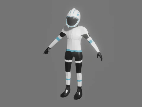 Pack of Models in Space Style 3D Model