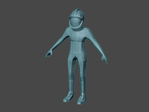 Pack of Models in Space Style 3D Model