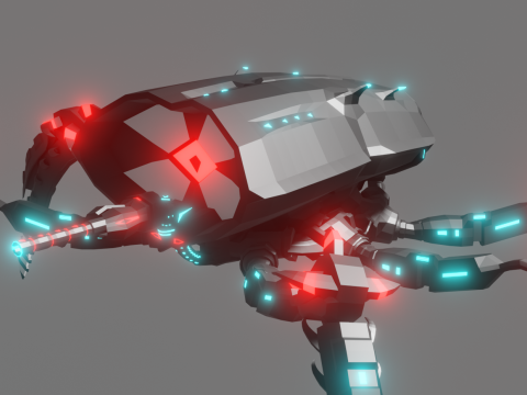 Pack of Models in Space Style 3D 模型