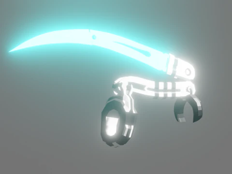 Pack of Models in Space Style 3D Model