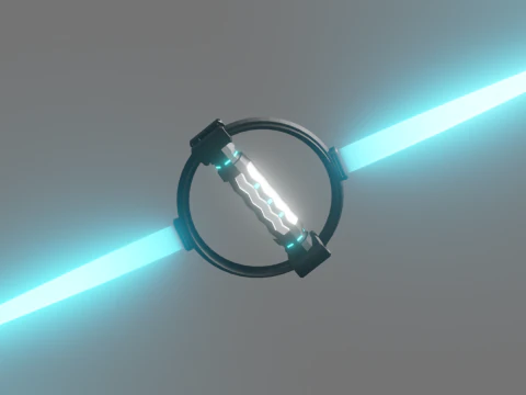 Pack of Models in Space Style 3D Model