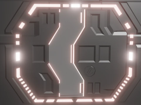 Pack of Models in Space Style 3D Model