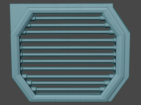 Pack of Models in Space Style 3D Model