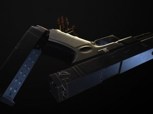 Glock 18C - Low-poly 3D Model