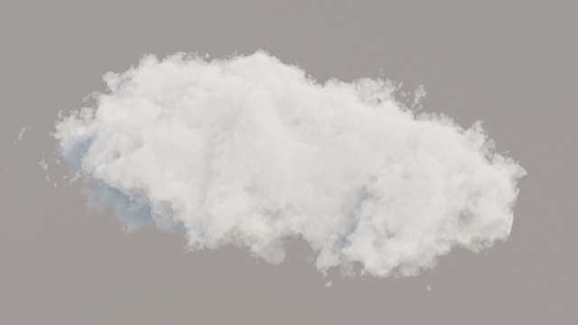 Cloud 3D Model .c4d .max .obj .3ds .fbx .stl .blend