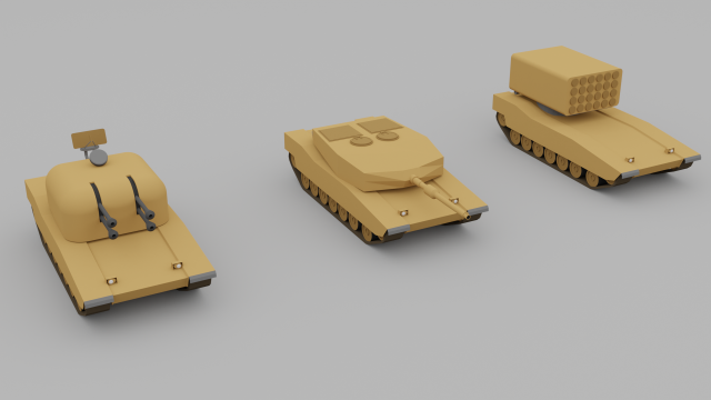 Low poly armored vehicles 3D-Modell .c4d .max .obj .3ds .fbx .stl .blend 