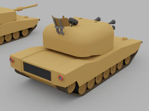 Veicoli blindati a basso poli Modello 3D