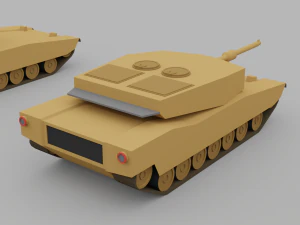Veicoli blindati a basso poli Modello 3D