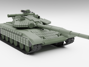 T-64 BV MBT 3D 模型