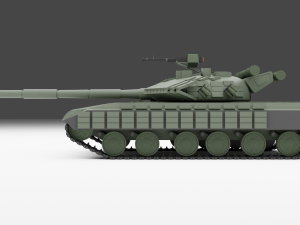 T-64 BV MBT 3D Модель
