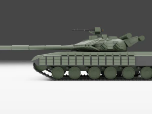 T-64 BV MBT 3D Model