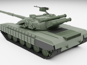 T-64 BV MBT 3D Модель