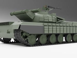 T-64 BV MBT 3D Модель