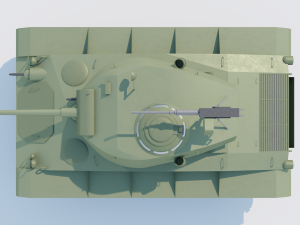 M24 Chaffee light tank 3D Model