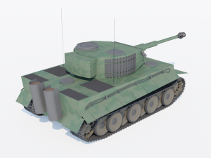 Tiger H1 Tank Modelo 3D