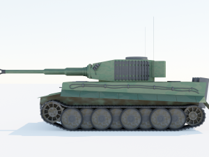 Tiger H1 Tank Modelo 3D