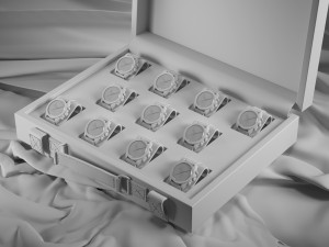 Swatch X Omega MoonSwatch Full collection Briefcase Modèle 3D
