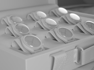 Swatch X Omega MoonSwatch Full collection Briefcase Modèle 3D