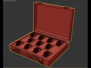 Swatch X Omega MoonSwatch Full collection Briefcase Modèle 3D