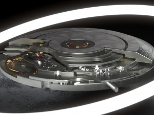ETA 2824-2 Watch movement 3D Model