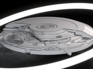 ETA 2824-2 Watch movement 3D Model