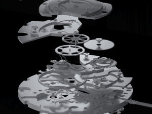 ETA 2824-2 Watch movement 3D Model