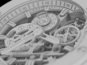 HUBLOT MECA-10 Black Magic Modello 3D