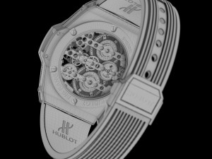 HUBLOT MECA-10 Black Magic Modello 3D