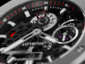 HUBLOT MECA-10 Titanium 3D Model