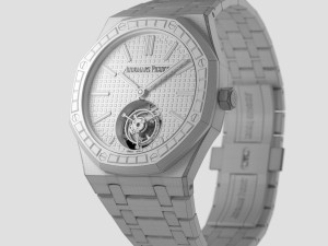 Audemars Piguet Royal Oak Flying Tourbillon White Gold Model 3D