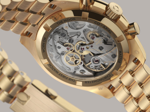 Omega Speedmaster Moonwatch Professional - Gold on Moonshine - 3D 모델
