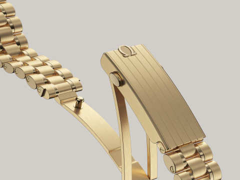 Omega Speedmaster Moonwatch Professional - Gold on Moonshine - 3D 모델