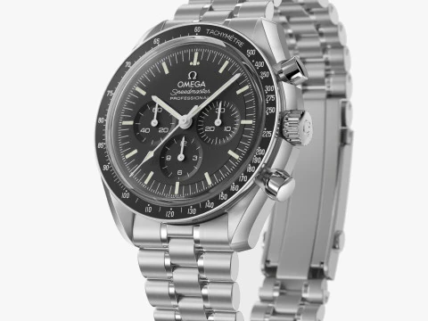 Omega Speedmaster Moonwatch Profesyonel 3D Model