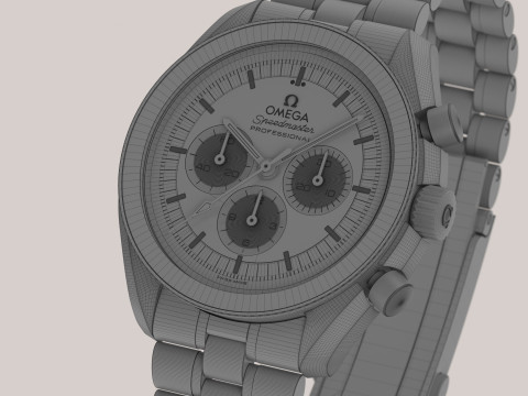 Omega Speedmaster Moonwatch Professional 3D 모델
