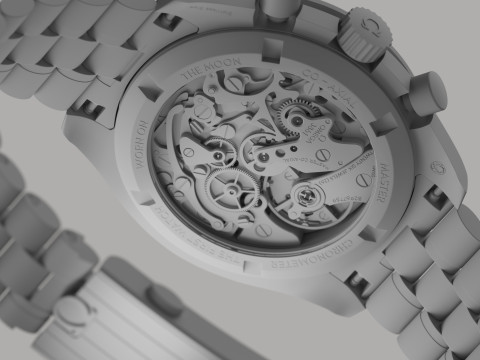 Omega Speedmaster Moonwatch Professional 3D 모델