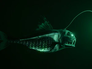 Angler Deep Sea Fish 3D Model