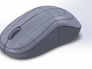 Bluetooth Mouse 3D Model
