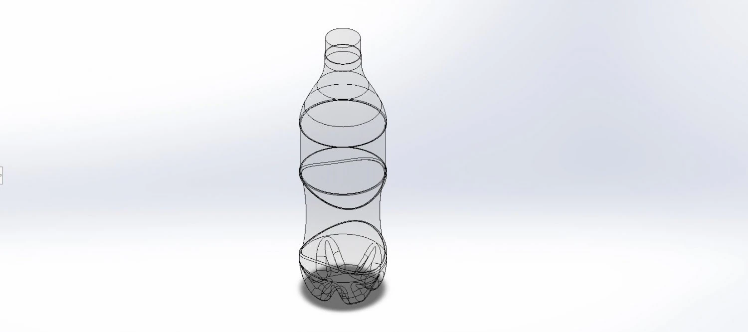 Coke Bottle 3D Model .c4d .max .obj .3ds .fbx .stl .blend 
