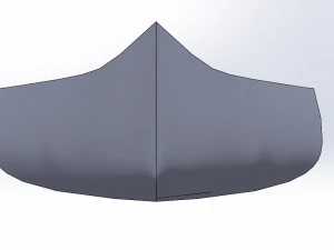 Wood Canoe 3D Model