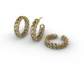 Cuban Link Rings 6mm wide 10 ring sizes Model Cetak 3D