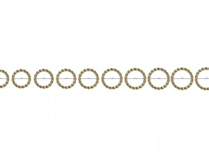 Cuban Link Rings 6mm wide 10 ring sizes Modelo de Impressão 3D