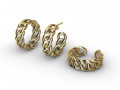 Cuban Link Rings 8mm wide 10 ring sizes Model Cetak 3D
