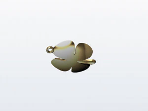 Clover Pendant 2 sizes 3D Print Model