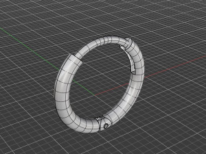 Huggie Hoop 15mm Modèles 3D en vedette