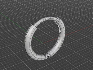 Huggie Hoop 15mm 3D Print Model