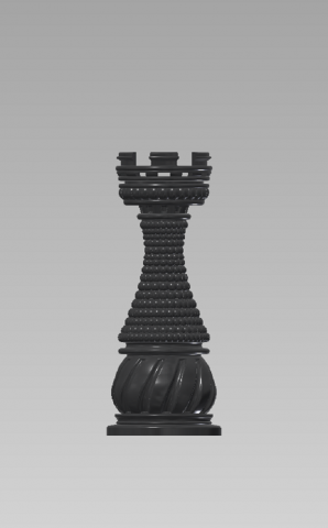 ROOK 3D 打印模型 .c4d .max .obj .3ds .fbx .stl .blend 